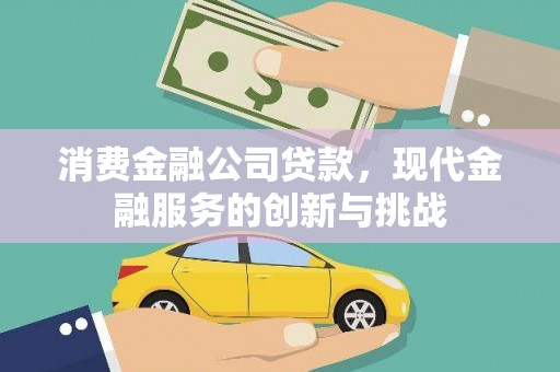 南城消费金融公司贷款，现代金融服务的创新与挑战