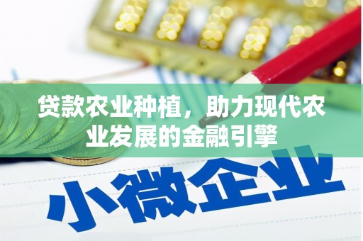 南城贷款农业种植，助力现代农业发展的金融引擎