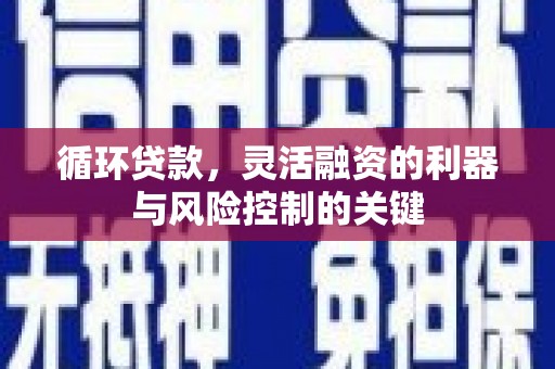 南城循环贷款，灵活融资的利器与风险控制的关键