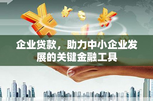 南城企业贷款，助力中小企业发展的关键金融工具