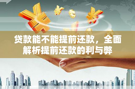 南城贷款能不能提前还款，全面解析提前还款的利与弊