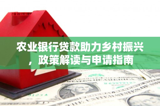 南城农业银行贷款助力乡村振兴，政策解读与申请指南