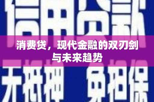南城消费贷，现代金融的双刃剑与未来趋势