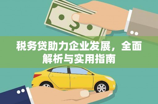 南城税务贷助力企业发展，全面解析与实用指南