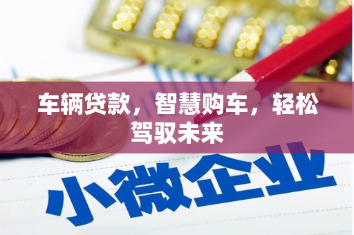 南城车辆贷款，智慧购车，轻松驾驭未来