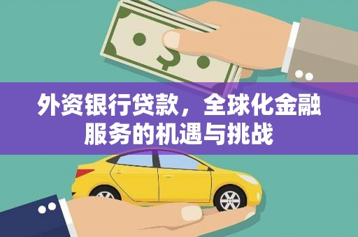 南城外资银行贷款，全球化金融服务的机遇与挑战