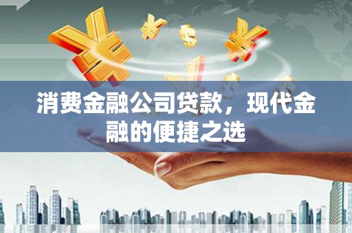 南城消费金融公司贷款，现代金融的便捷之选